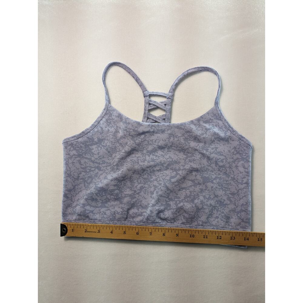 MTA Sport Bras Women's Large 2 pack Yoga tops purple black grey Nwot - Picture 5 of 16